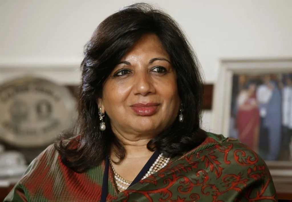 The Richest women India: Kiran Mazumdar Shaw
