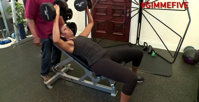 Michelle Obama in her workout video Picture By: NY Daily News