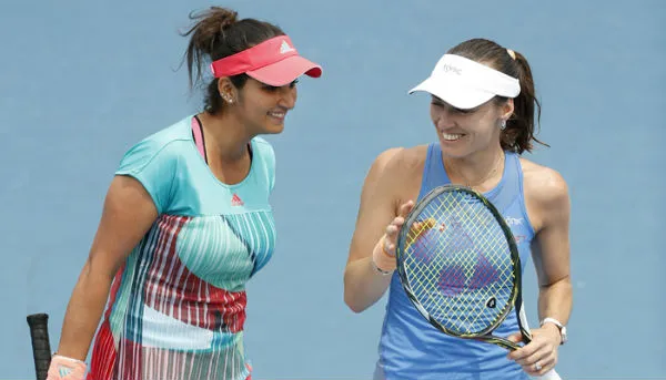 Sania-Hingis at Australian Open