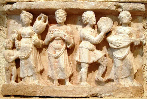 Women & Alcohol: Women Drinking Wine Indo Greek Banquiet, Mothers In Ancient Greece, Greek Mythology