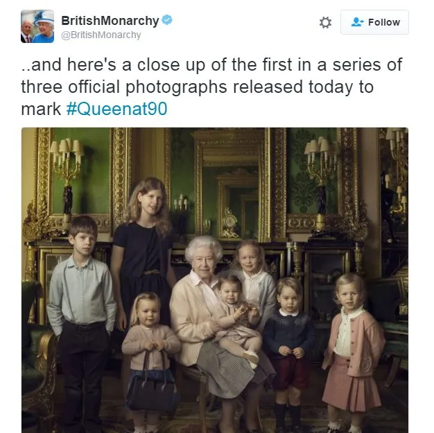 Queen Elizabeth celebrates turning 90