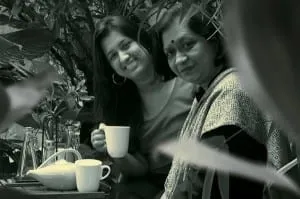 Rupali Samat with mother Neelam Samat, creating Choc Le'
