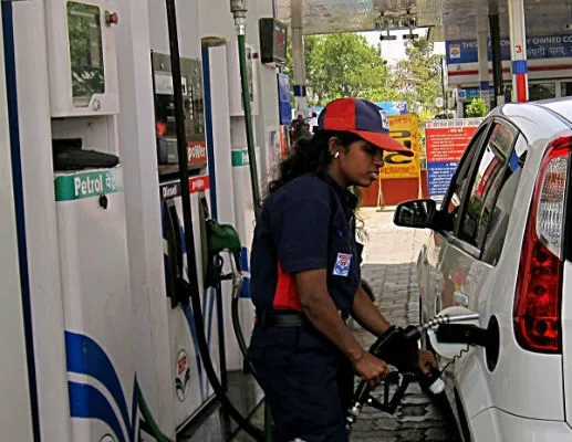 all-woman crew - women petrol pump