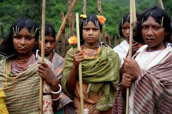 Human Rights Day With Tribal People, Tribal Women in Odisha