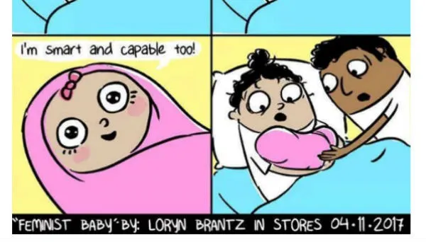 Feminist Baby Comic by Loryn Brantz