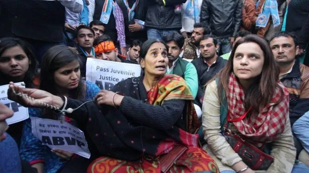 Protests against rape in delhi
