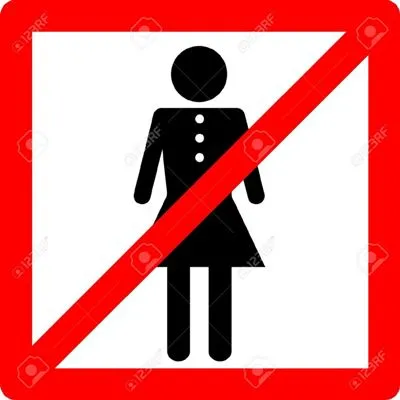no entry for women
