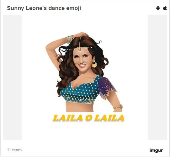 Sunny Leone emojis
