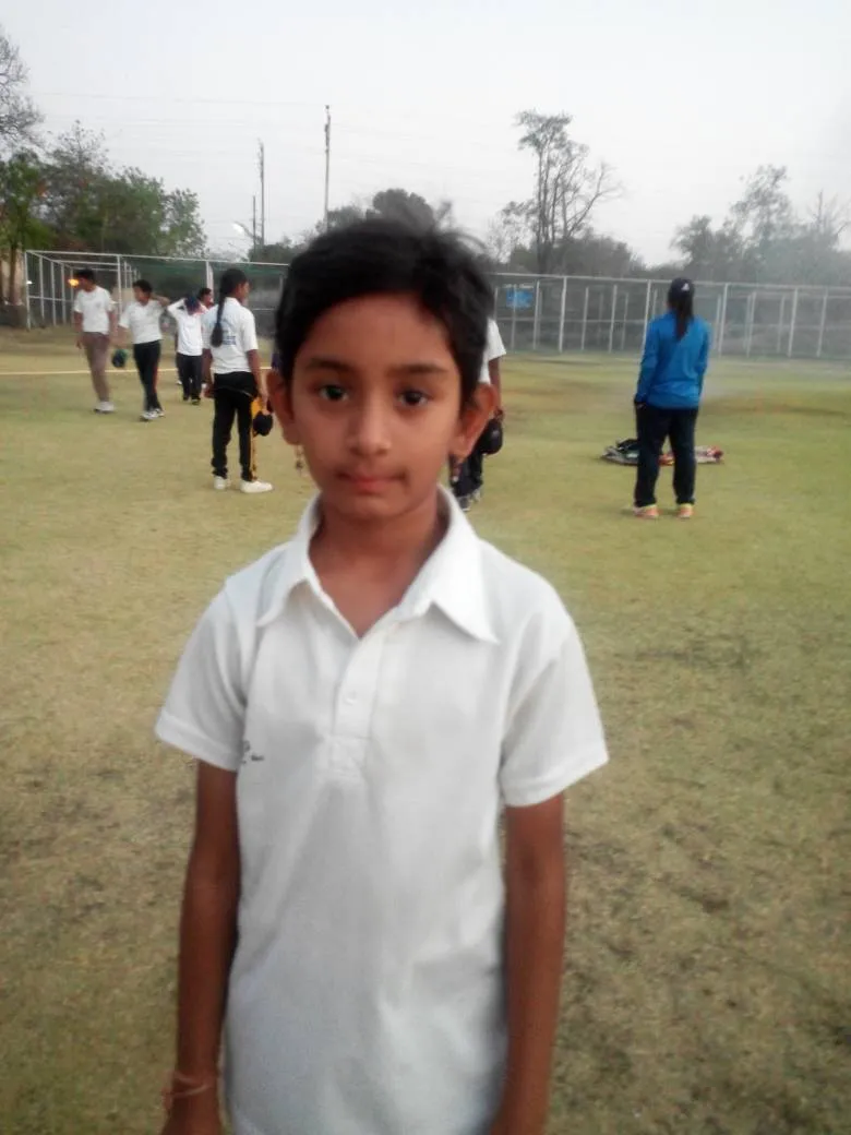 Nine-year-old Anadi Tagda, who is set to play with the under-19 squad