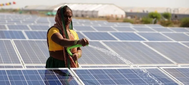 Solar energy, India