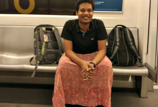 Delhi Men wear Skirts in metro