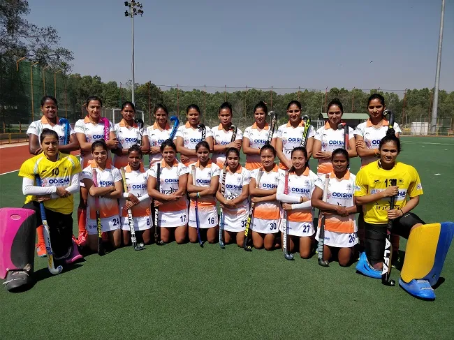 Hockey India chooses 20 women players