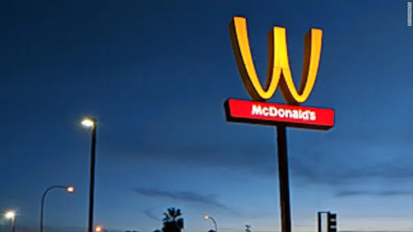 McDonalds flips arches