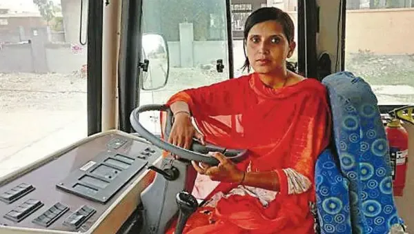 Karnal's First Woman Bus Driver