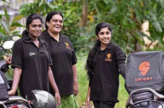 Swiggy hires delivery girls