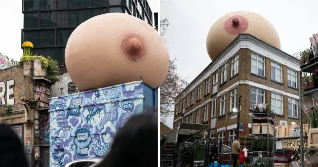 London's Giant Boobs