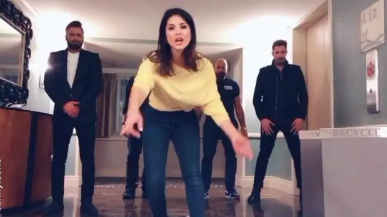 Sunny Leone dances in viral TikTok video