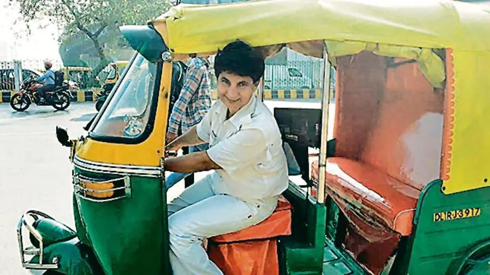 woman auto rickshaw driver