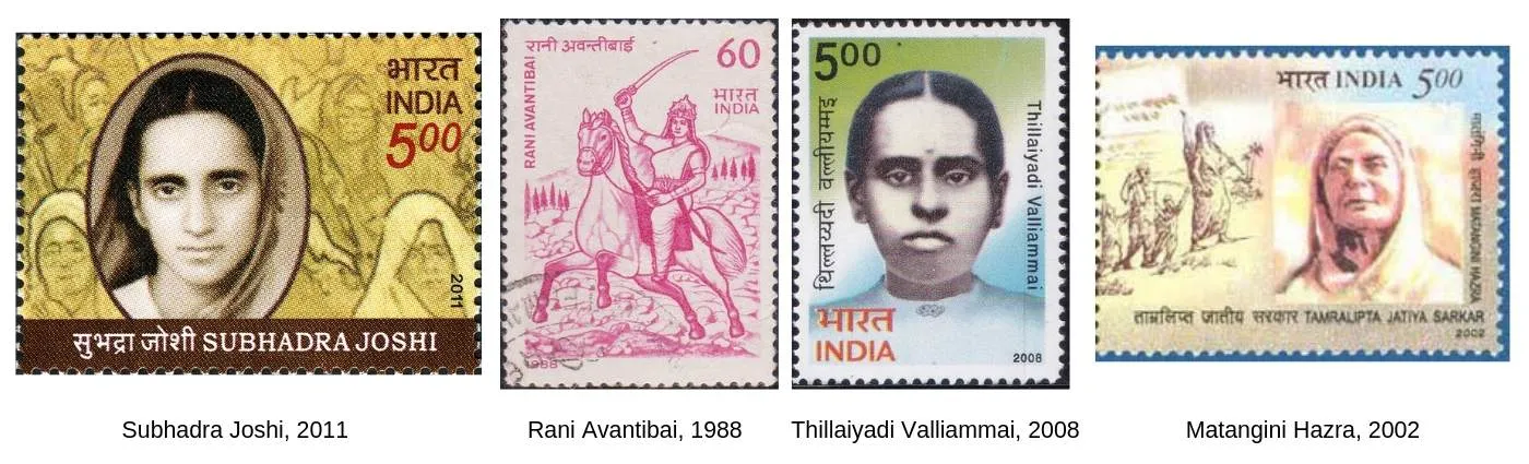 Freedom fighter stamps