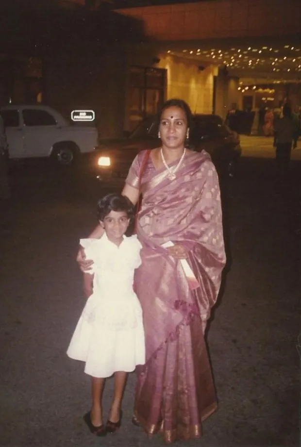 Little Sindhu with her mom Vijaya