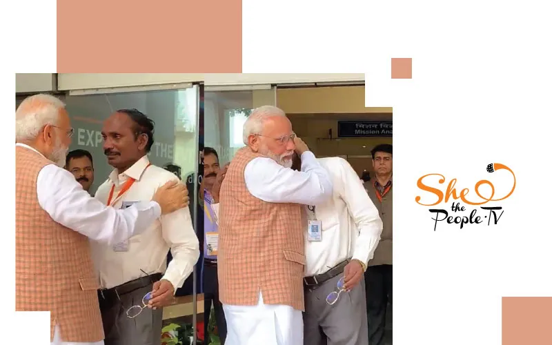 ISRO Chief Sivan Cries Modi Hugs