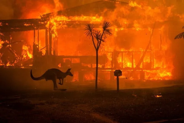 Australia fires climate change