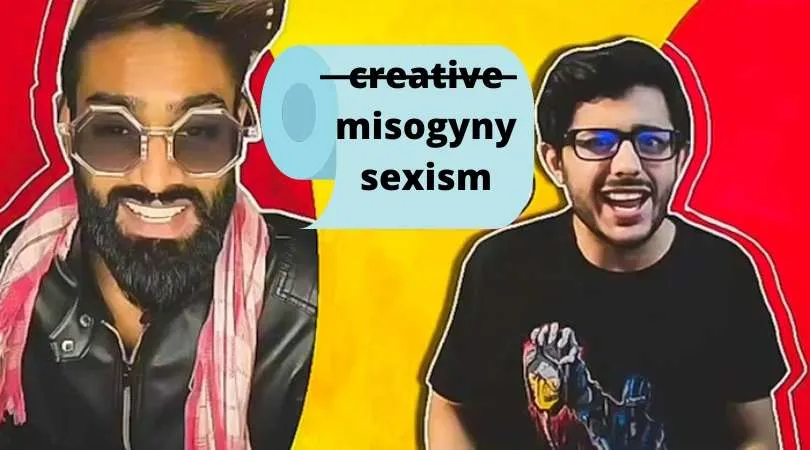 misogyny sexism, tiktok vs youtube, carryminati videos, tiktok misogyny, sexist internet
