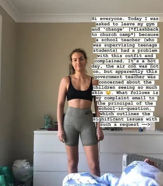 Australia woman gym clothes