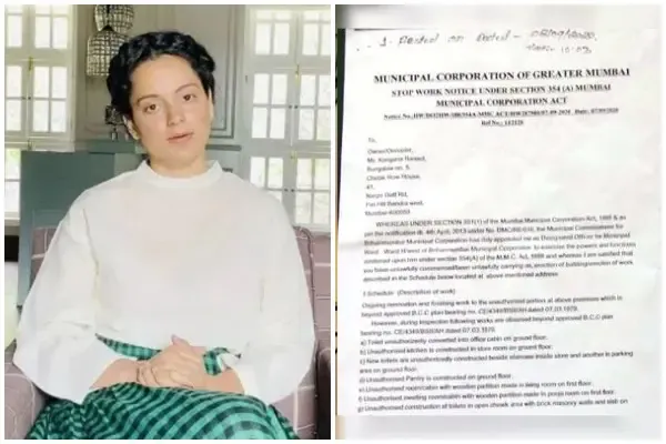 BMC Serves Kangana Notice For 'Illegal' Construction At Her Mumbai Office