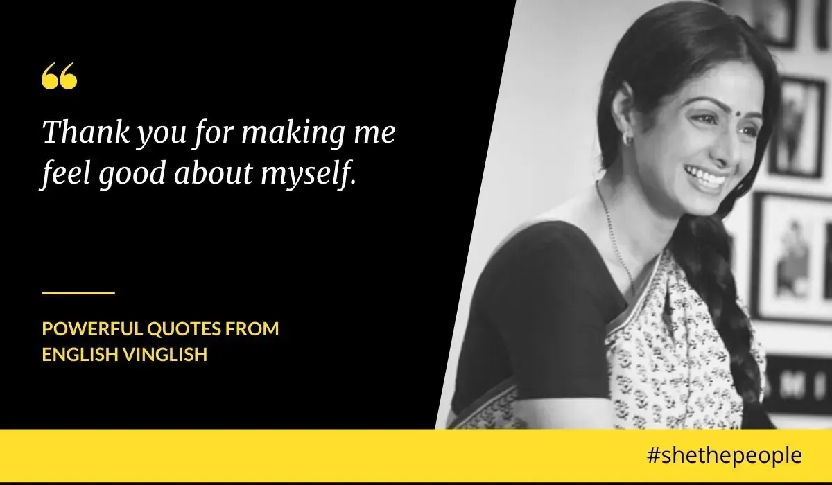Sridevi Quotes English Vinglish 5