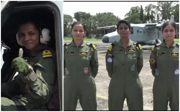 Indian Navy Three Women Pilots