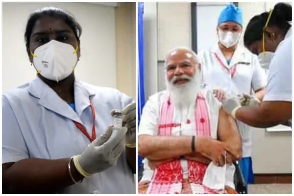 PM Modi Gets Vaccine