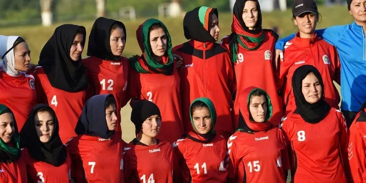 sports ban on afghan women, Afghan Women Footballers Players