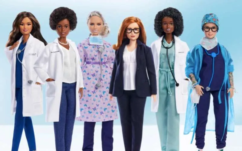 science barbies for covid