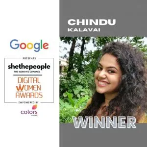 2021 Digital Women Awards winners, Chindu Kalavai