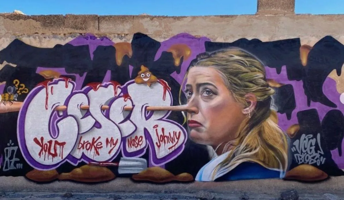 Amber Heard Graffiti