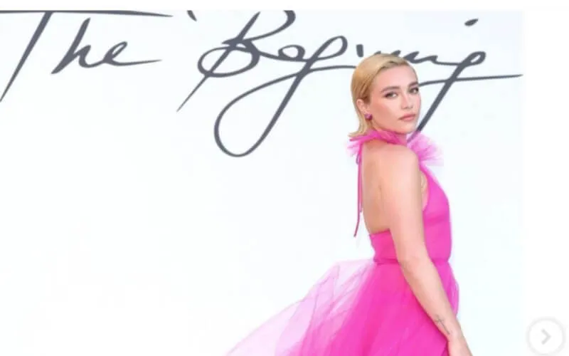 Nipple Ban On Instagram- Florence Pugh gown