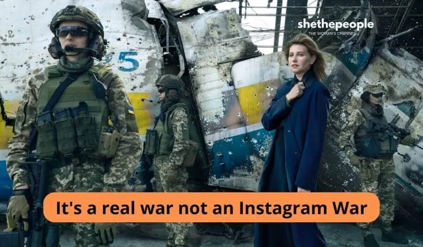 Olena Zelenska Photoshoot: Making War Instagram-Worthy?