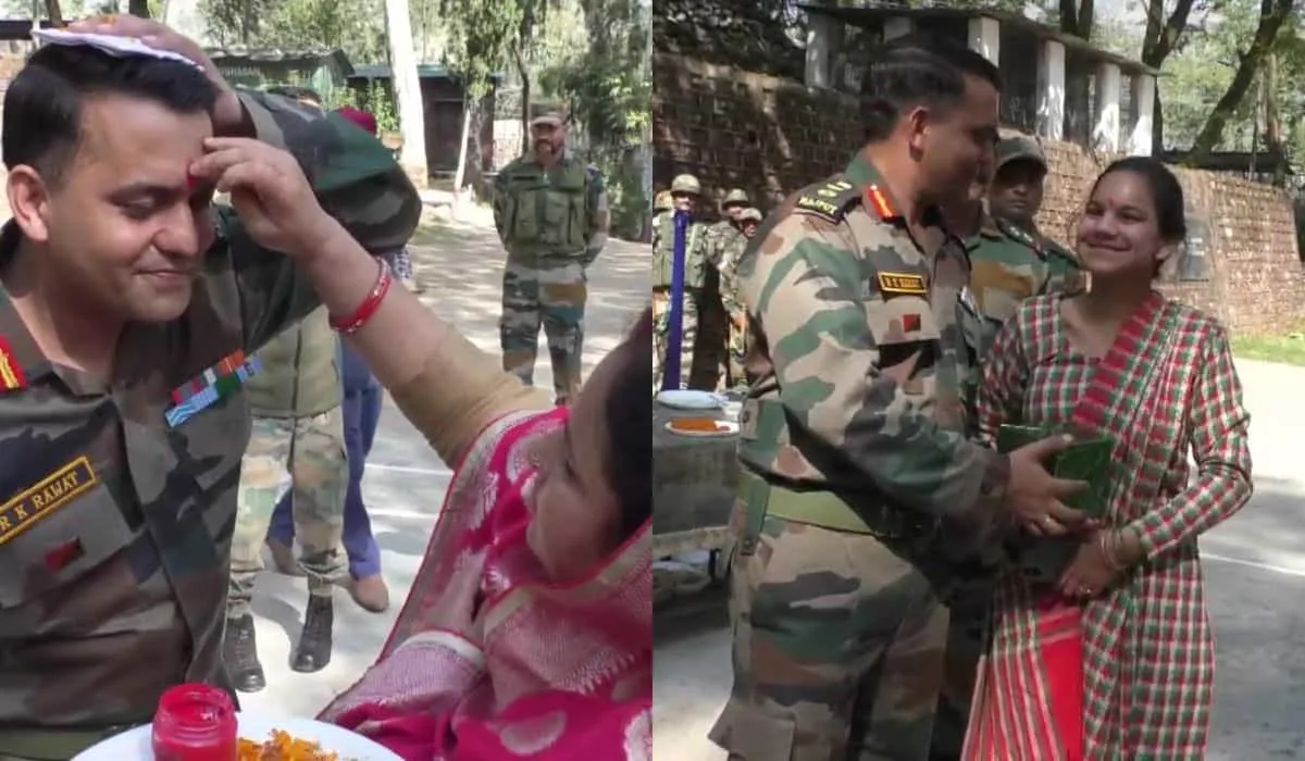 Indian Army Celebrates Bhai Dooj