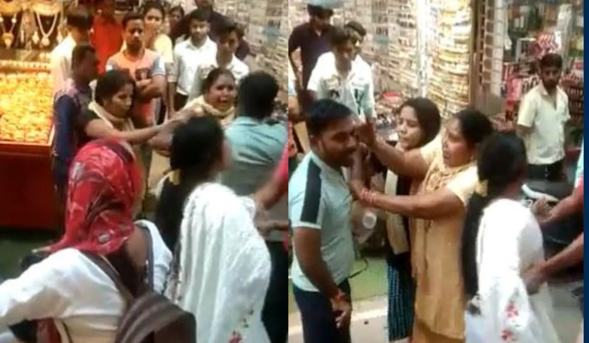wife beat husband on karva chauth
