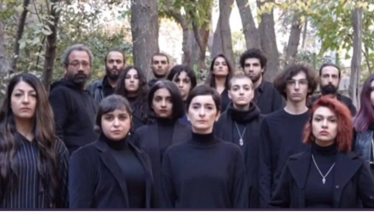 Soheila Golestani's Silent Protest Video