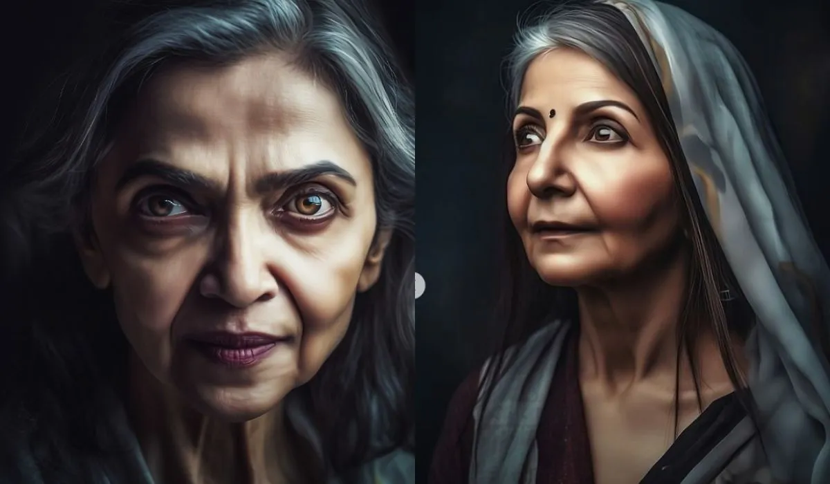 Indian Actors As Elderly Women